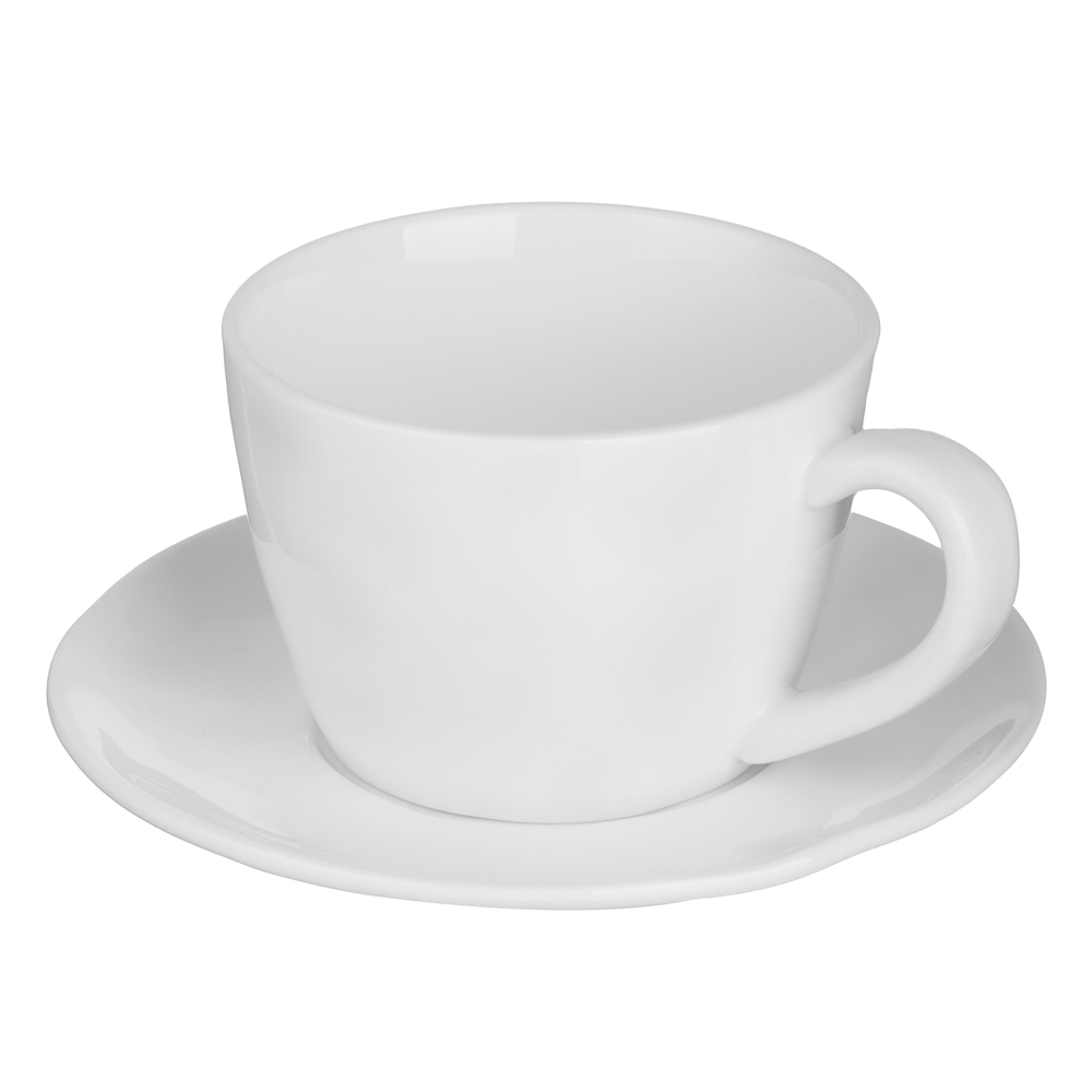 MILLIMI Вейв Набор чайный 2пр., чашка 200мл, блюдце 13см, фарфор, арт.№ 816-022