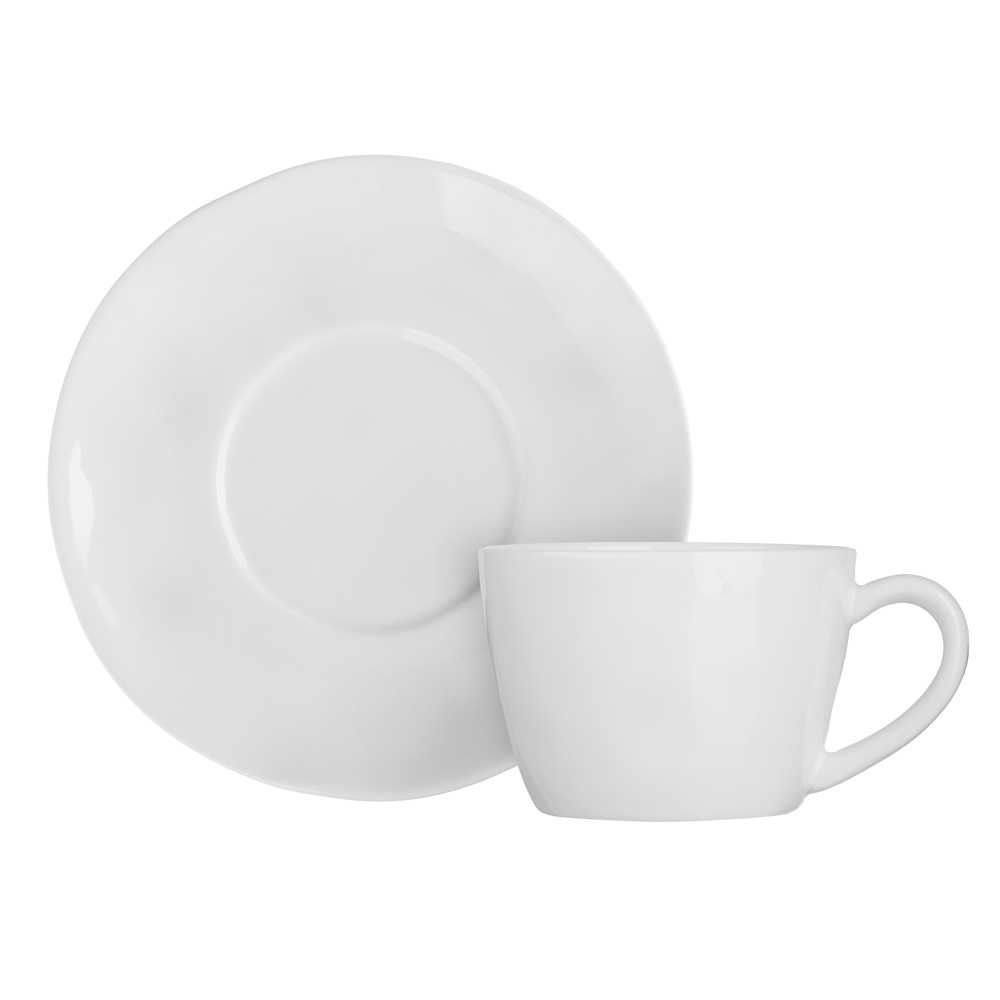 MILLIMI Вейв Набор чайный 2пр., чашка 200мл, блюдце 13см, фарфор, арт.№ 816-022