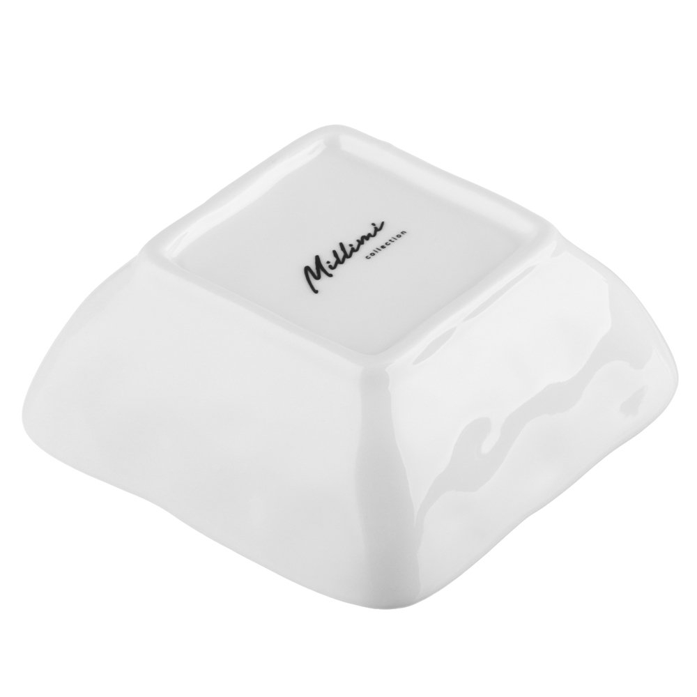 MILLIMI Вейв Розетка для соуса, 9,5х9,5х3,5см, фарфор, арт.№ 816-023