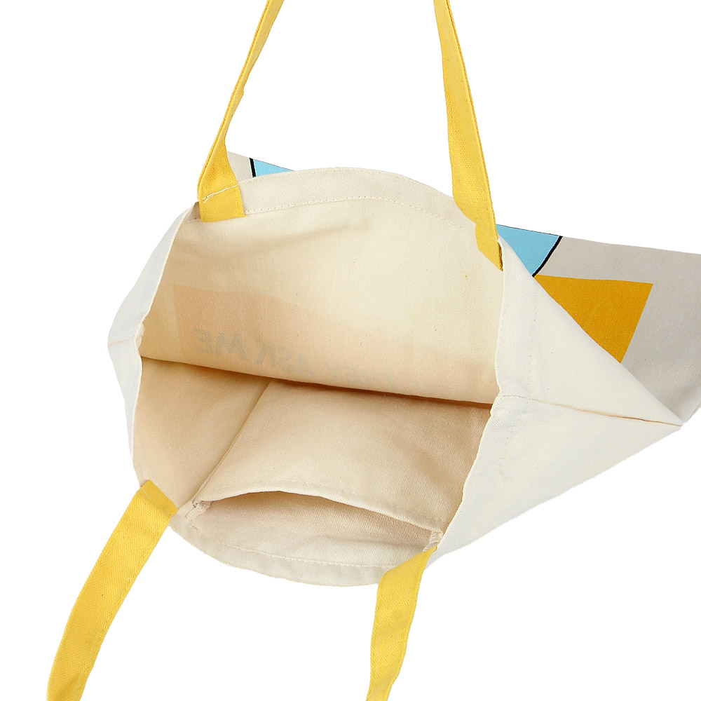 Сумка-шоппер, 38x42см, "Озорные коты", внутренний карман, длинные ручки 58 см, ПЭ под лен, 2 дизайна, арт.№ 090-023