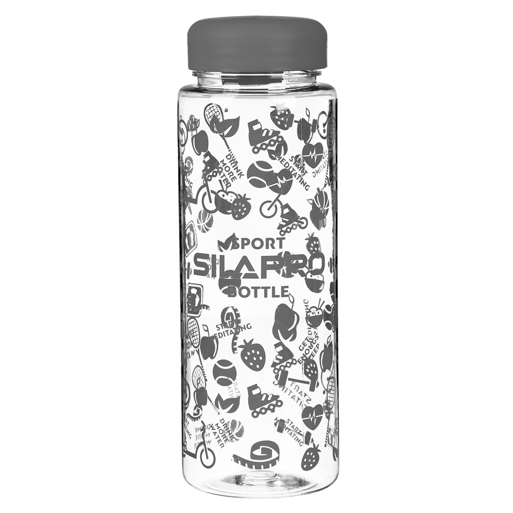 SILAPRO Спортивная бутылка для воды, 500мл, полипропилен, 5 цветов, арт.№ 088-002