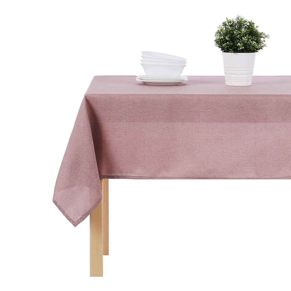 PROVANCE Скатерть текстильная 140х140см "Лён" с водоотталкивающей пропиткой, 100% ПЭ, 3 цвета, арт.№ 435-080