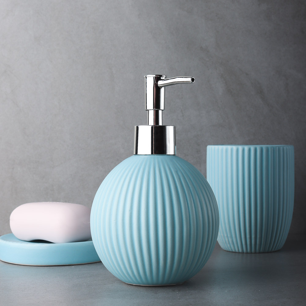 VETTA Дозатор для жидкого мыла "Палермо", керамика, 3 цвета, арт.№ 463-976