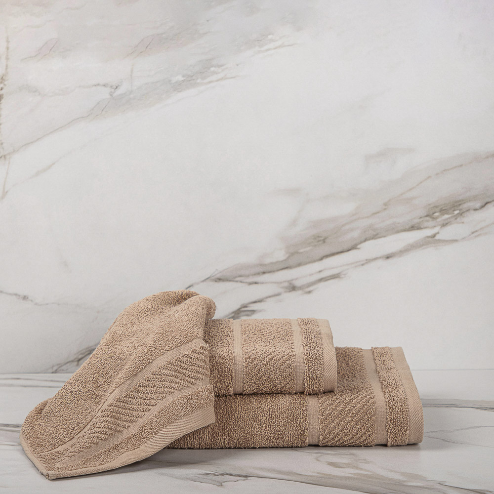 PROVANCE Виана Полотенце махровое, 100% хлопок, 30х50см, темно-бежевый, арт.№ 484-077