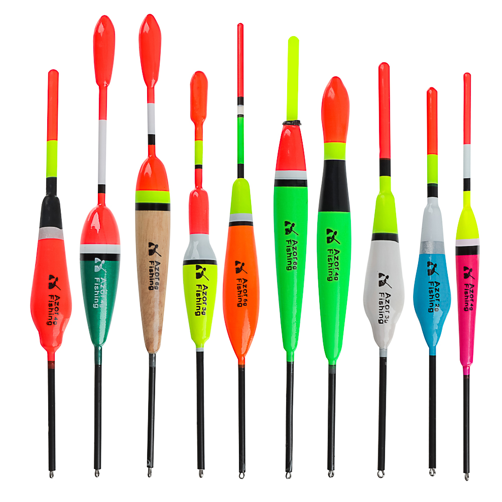 AZOR FISHING Набор поплавков 10шт в блистере, арт.№ 148-087