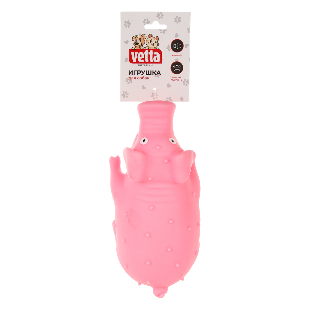 Игрушка для собак тм VETTA, хрюша, винил, 22см, арт.№ 273-577