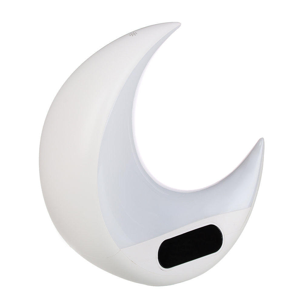 LADECOR CHRONO Часы-будильник, 20,6х7,6х20см, LED, с эфф.рассвета, FM-радио, ДУ, microUSB, пластик, арт.№ 529-194