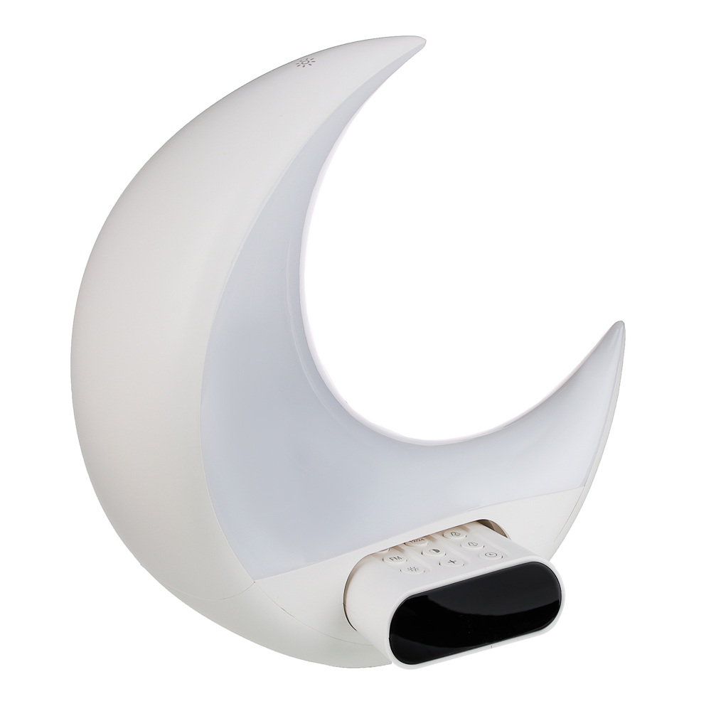 LADECOR CHRONO Часы-будильник, 20,6х7,6х20см, LED, с эфф.рассвета, FM-радио, ДУ, microUSB, пластик, арт.№ 529-194