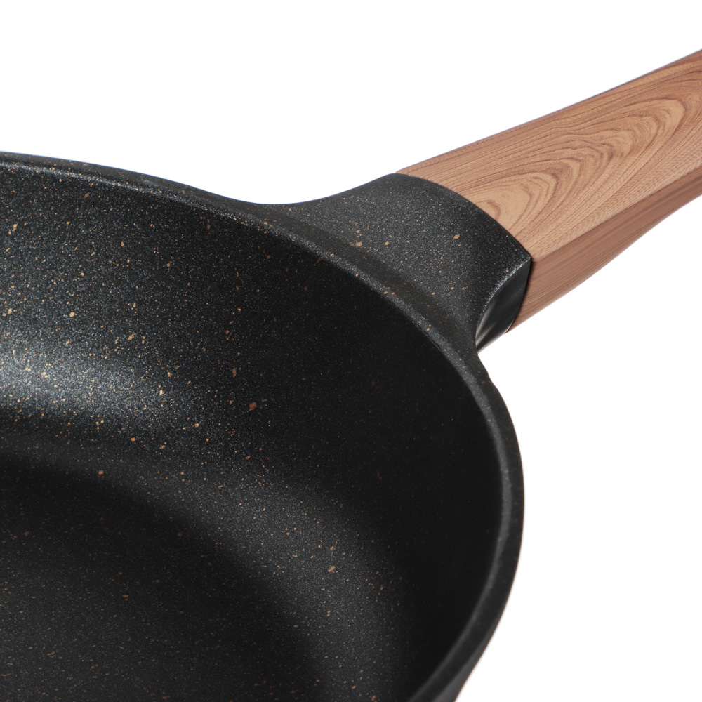 SATOSHI Карнуа Сковорода литая d26см, антипригарное покрытие Мрамор, индукция, арт.№ 846-561