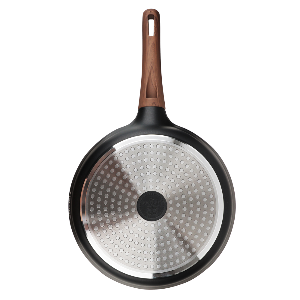 SATOSHI Карнуа Сковорода литая d26см, антипригарное покрытие Мрамор, индукция, арт.№ 846-561