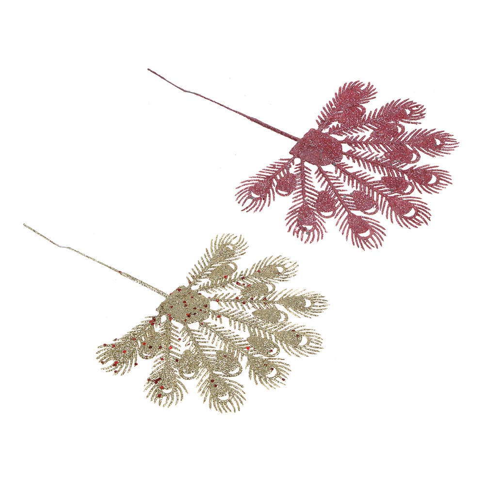 СНОУ БУМ Ветка 15x19см 2 шт, арт.№ 353-135