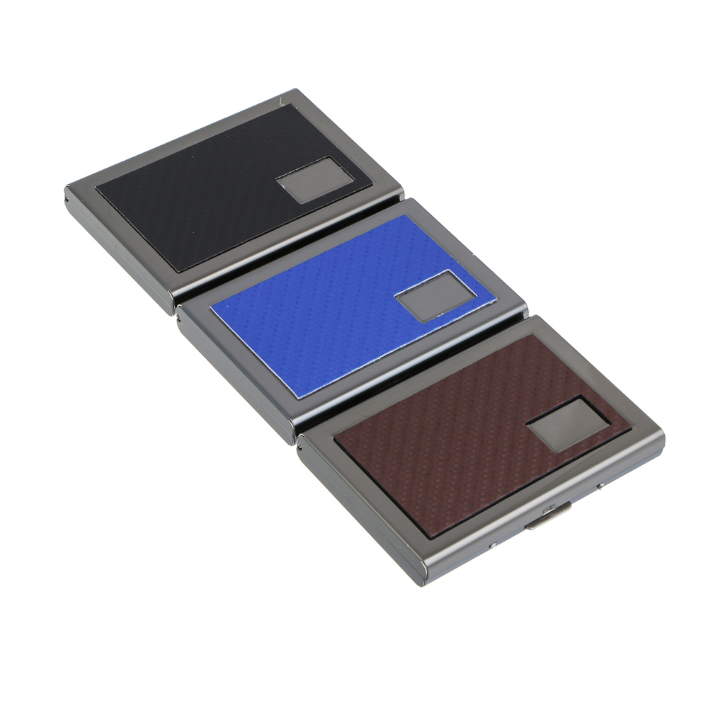 Кардхолдер книжка с защитой от считывания 6 слотов тм ЮL, алюминий, пластик, 9,8х6,5 см, 3 цвета, арт.№ 303-065