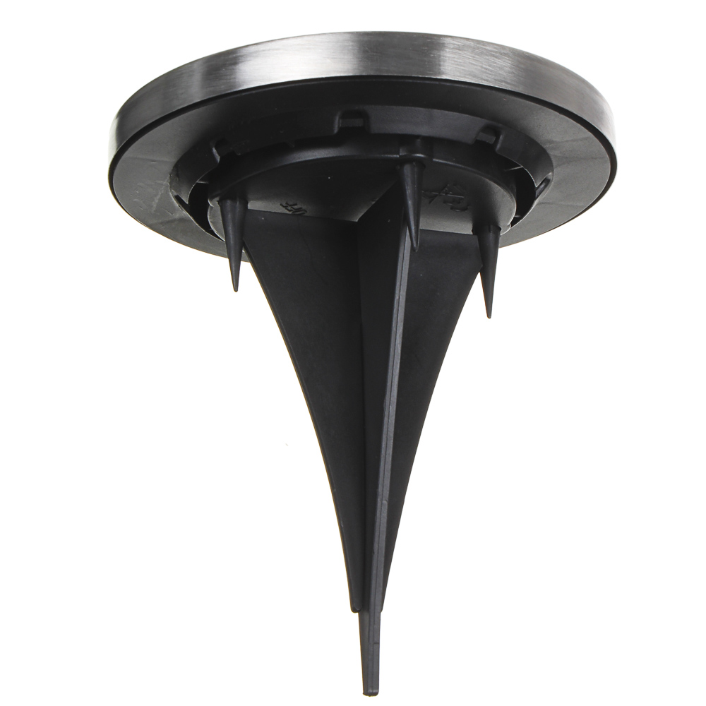 INBLOOM Фонарь на солн.батарее, d11.6см, 4LED*белый, 1xAA 300mAh 1.2V, пластик,нерж.сталь, арт.№ 185-056