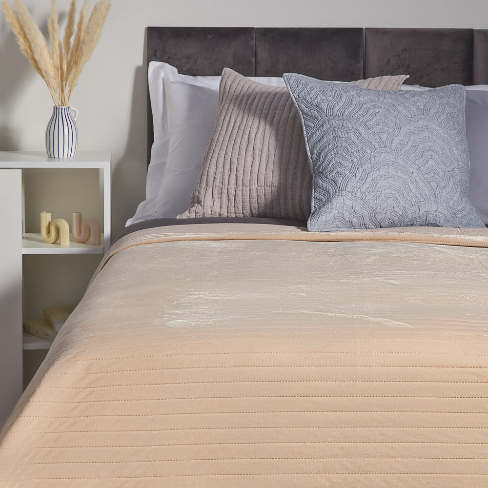 PROVANCE Гортензия Покрывало бархатное однотонное 220х240см, 100% полиэстер, арт.№ 488-067