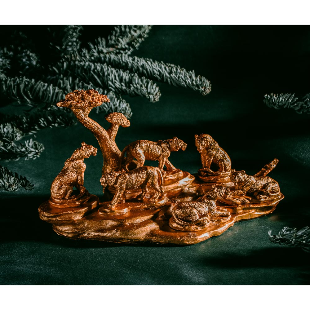СНОУ БУМ Сувенир в виде тигра, 24,5x11x12см, арт.№ 398-228