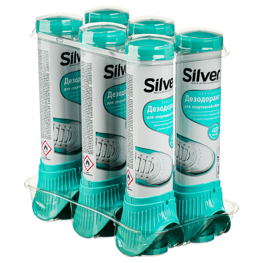 SILVER Дезодорант для спортивной обуви, 100 мл, SD3005-00/2005-00, арт.№ 459-124