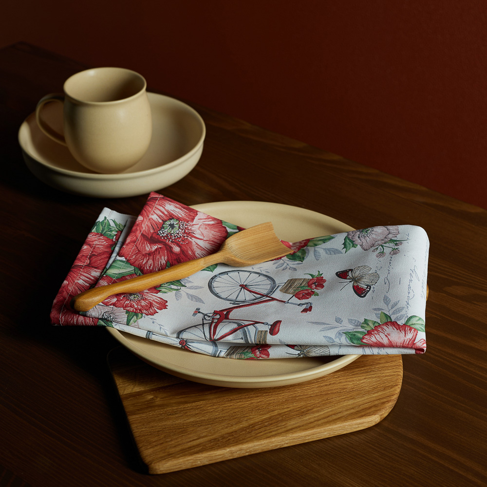 PROVANCE Маковое поле Полотенце кухонное, 100% хлопок, 40х60см, арт.№ 488-086