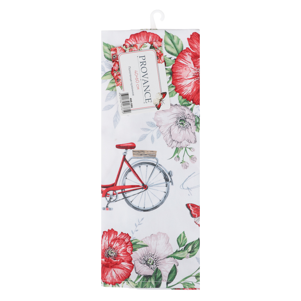 PROVANCE Маковое поле Полотенце кухонное, 100% хлопок, 40х60см, арт.№ 488-086