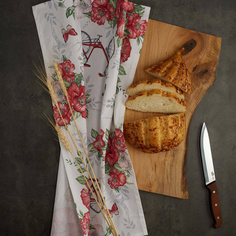 PROVANCE Маковое поле Полотенце кухонное, 100% хлопок, 40х60см, арт.№ 488-086