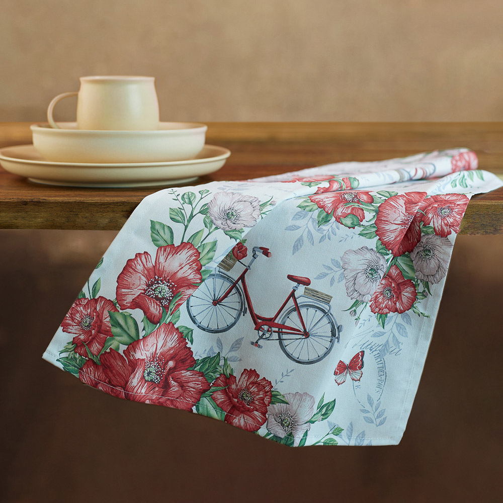 PROVANCE Маковое поле Полотенце кухонное, 100% хлопок, 40х60см, арт.№ 488-086