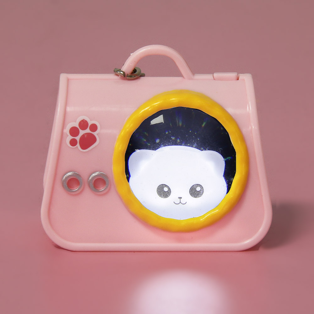 Игрушка брелок "Питомец в сумочке", ИГРОЛЕНД, ABS, 14х12 см, 3хAG10, 3 дизайна, арт.№ 295-307