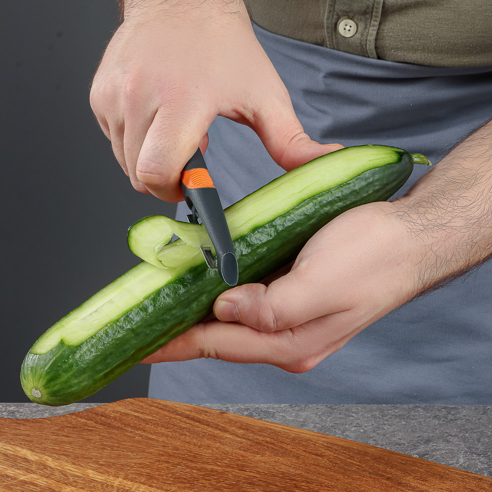 SATOSHI Фрей Овощечистка вертикальная 18см, нерж.сталь, арт.№ 882-411