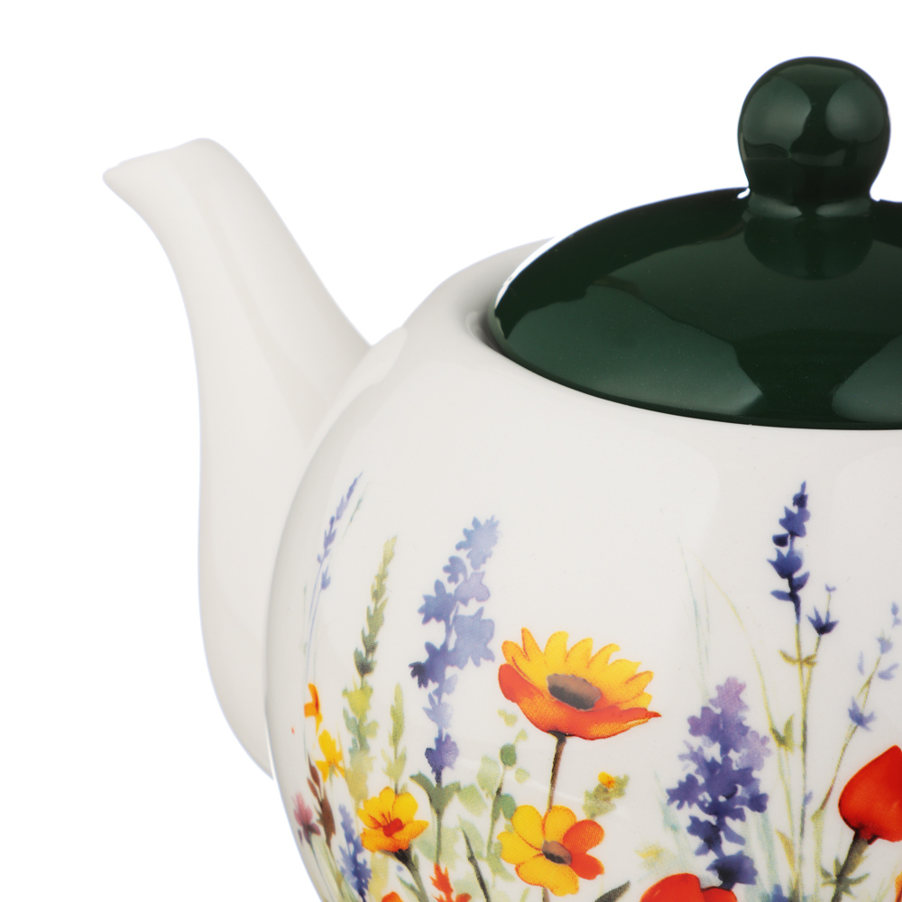 MILLIMI Полевые цветы Чайник, 900мл, керамика, арт.№ 824-011