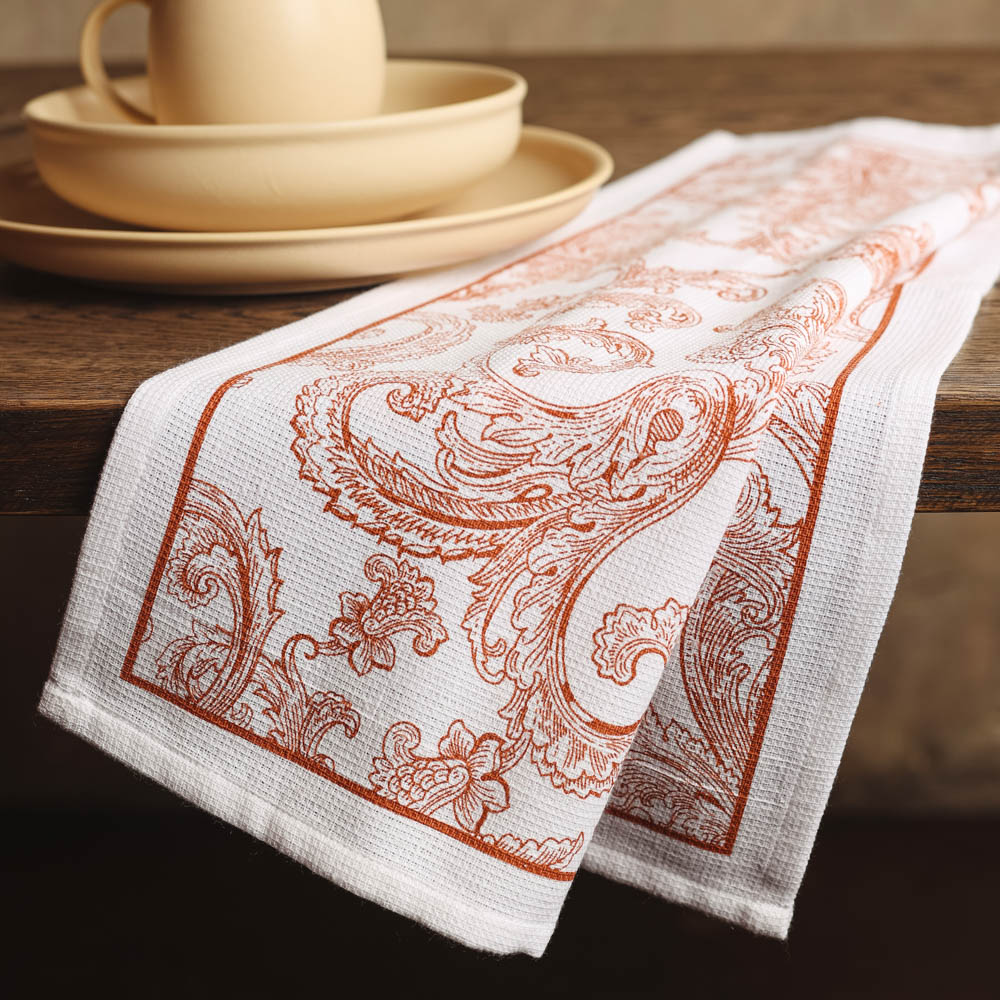 PROVANCE Терракота Полотенце кухонное, 40х60см, 100% хлопок, узор, арт.№ 434-132
