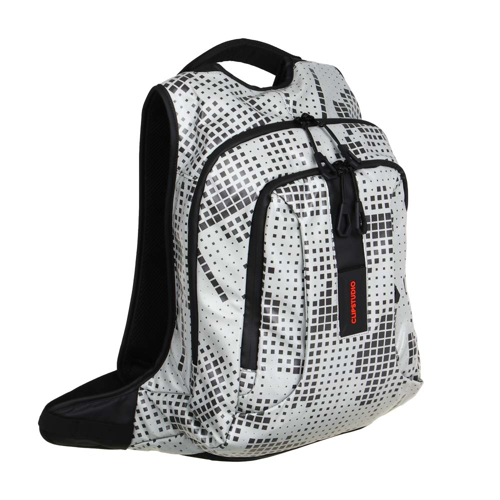 Рюкзак подростковый 50х32х17см, "Квадраты", 2 отд., 3карм., бок.поддержка, ручка, сверхплотный ПЭ, арт.№ 254-690