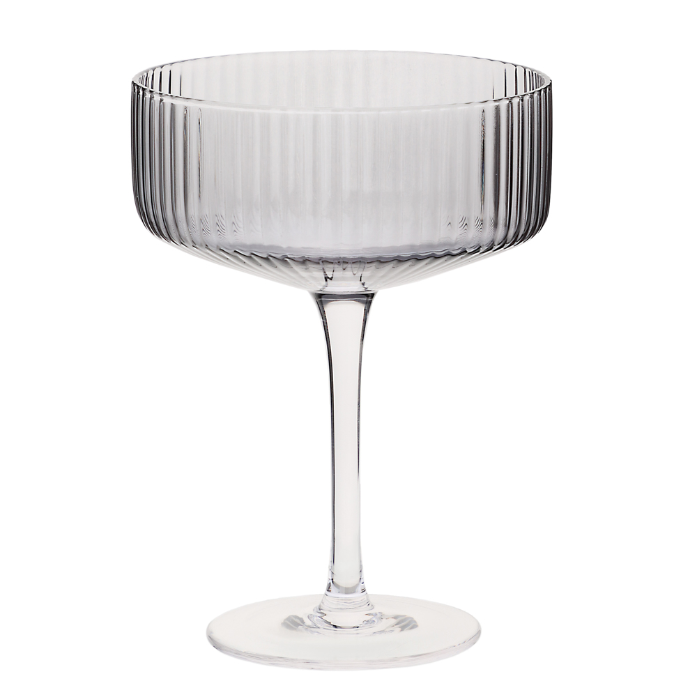 BY COLLECTION Black Line Набор бокалов для мартини, 2шт., 280 мл, 10х14 см, стекло, арт.№ 820-849