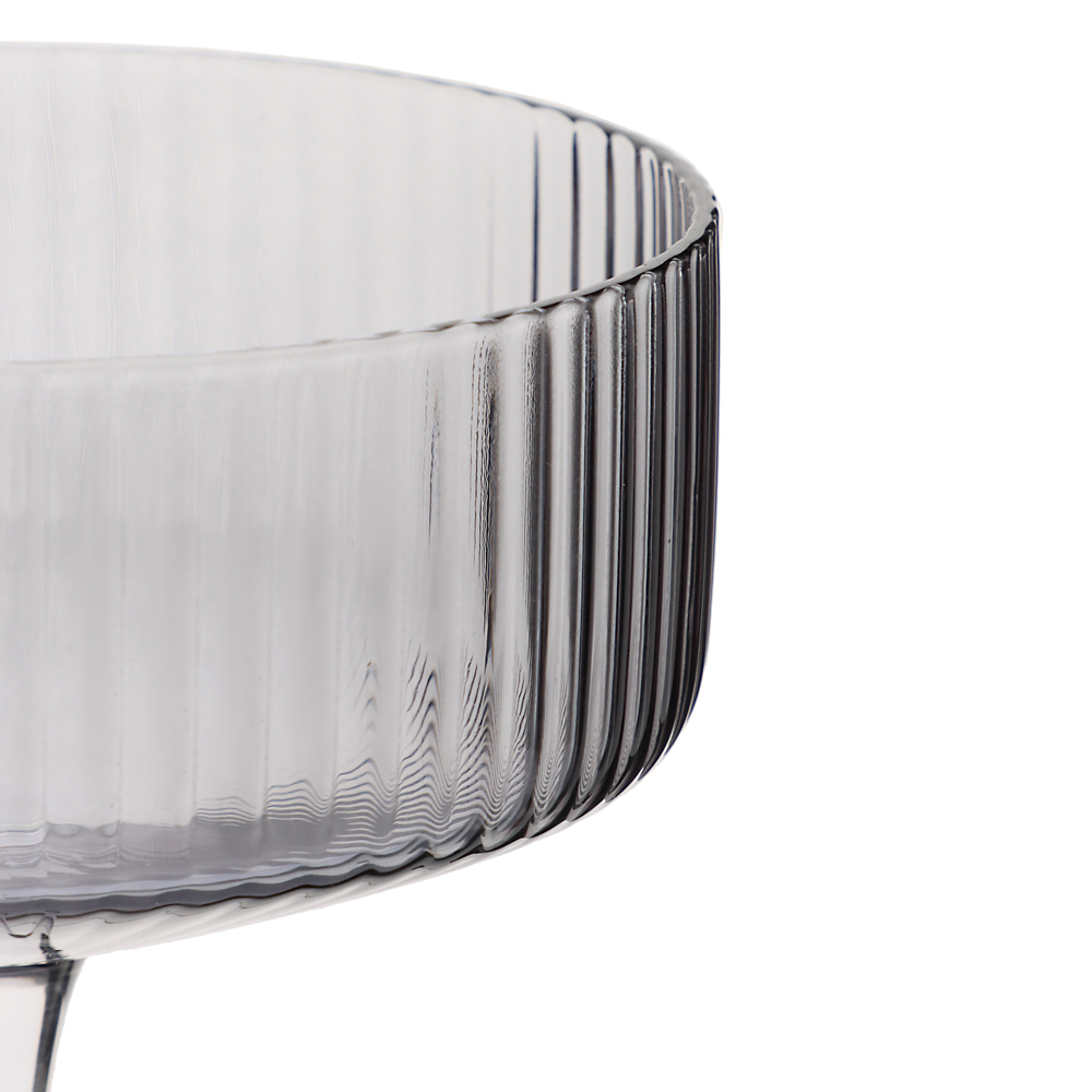 BY COLLECTION Black Line Набор бокалов для мартини, 2шт., 280 мл, 10х14 см, стекло, арт.№ 820-849