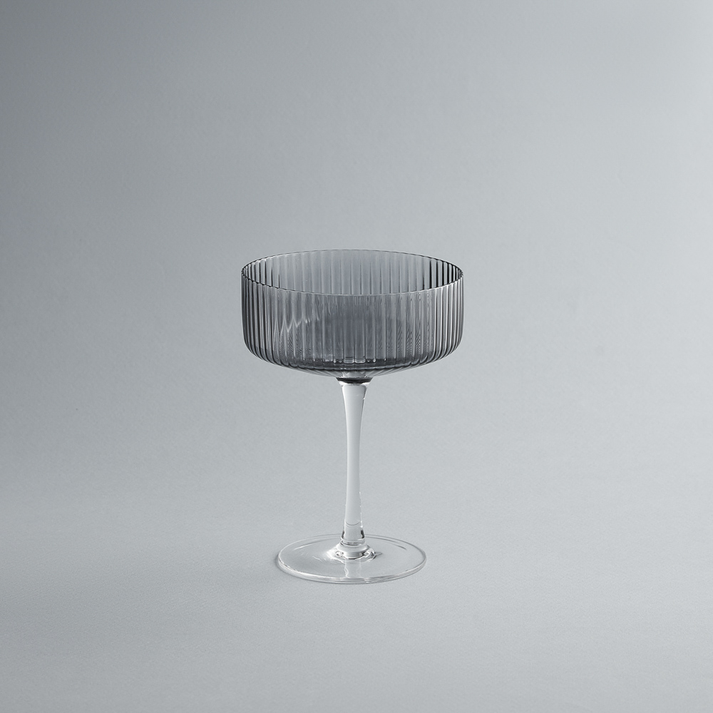 BY COLLECTION Black Line Набор бокалов для мартини, 2шт., 280 мл, 10х14 см, стекло, арт.№ 820-849