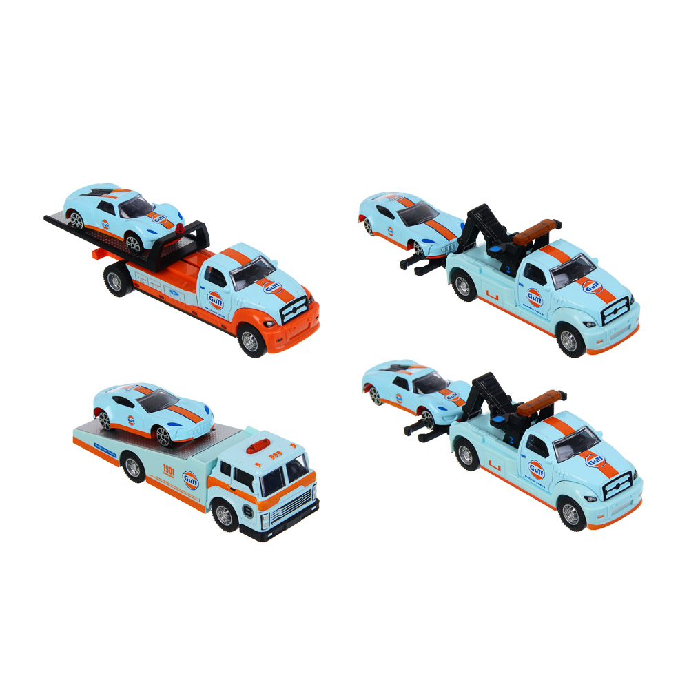 ИГРОЛЕНД Машина "Эвакуатор", инерция, 1 машинка, металл, пластик, 22,25х16 см, 3 дизайна, арт.№ 292-479