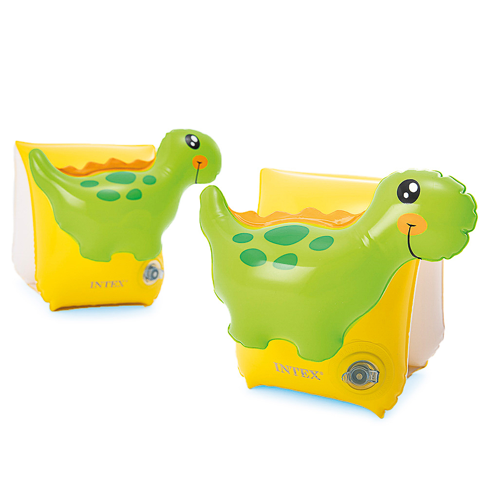 INTEX Нарукавники динозаврик, 3-6 лет, 23х20см, 56664NP, арт.№ 062-003