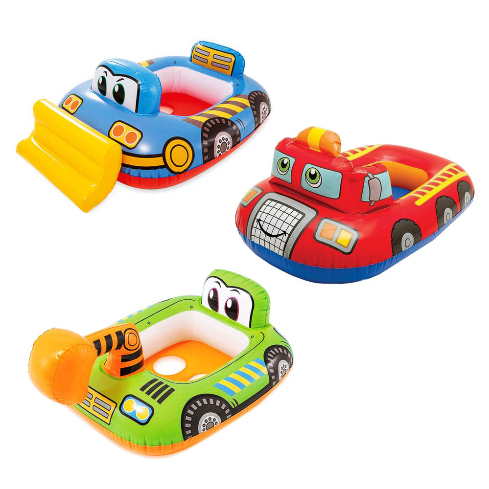 Круг надувной тм INTEX КИДДИ ФЛОТ с сиденьем и спинкой, 74х58см, от 1 до 2 лет, 3 вида, 59586NP, арт.№ 359-231