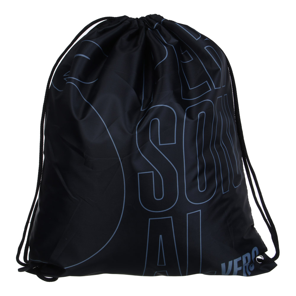 Персонал Мешок для сменной обуви на завязках, увеличенный размер 40x47см, полиэстер, арт.№ 233-010