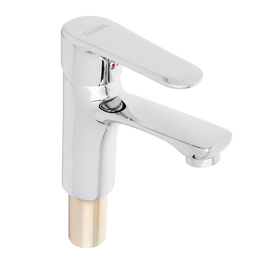 RAIN Смеситель для раковины Гранат, картридж 35мм, латунь, хром, арт.№ 561-319