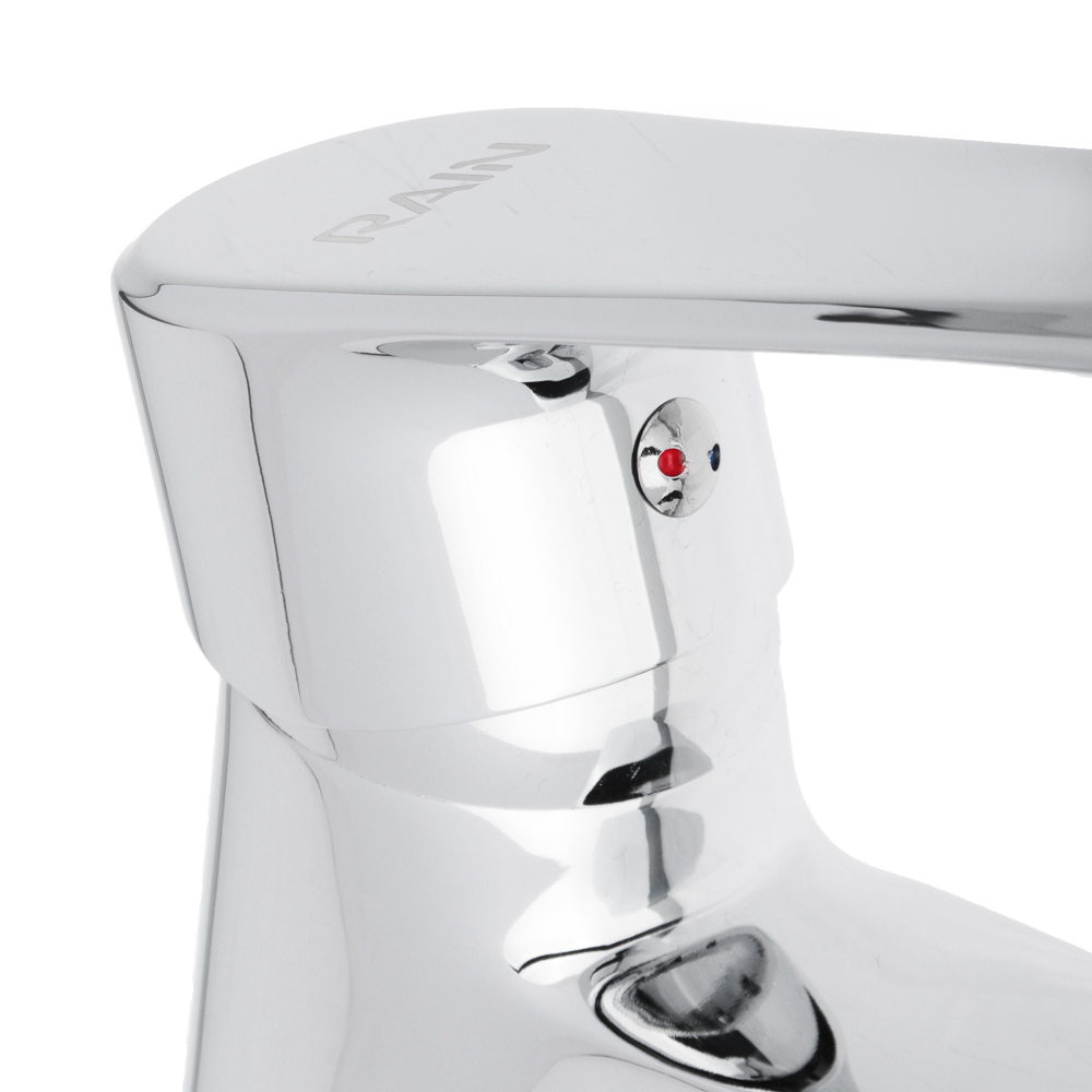 RAIN Смеситель для раковины Гранат, картридж 35мм, латунь, хром, арт.№ 561-319