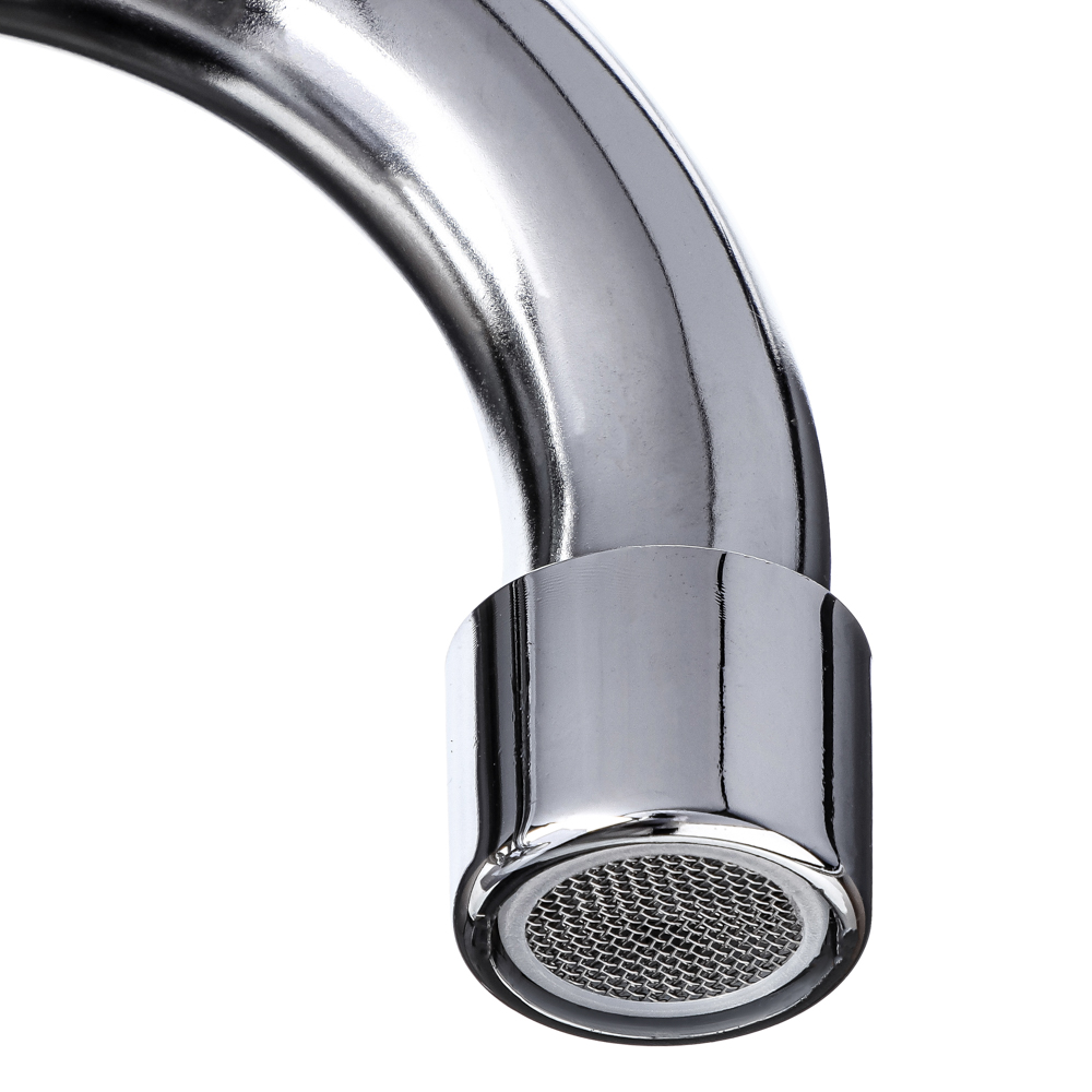 СоюзКран Смеситель для кухни, поворотный излив 20см, керам. кран-буксы 1/2, хром, цинк, SK01-T213, арт.№ 567-071