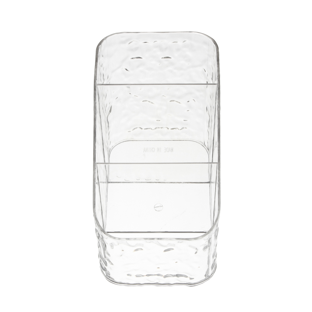 Органайзер для косметики и визажа тм ЮНИLOOK Ice 15х9х12см, пластик PET, #25666, арт.№ 357-411