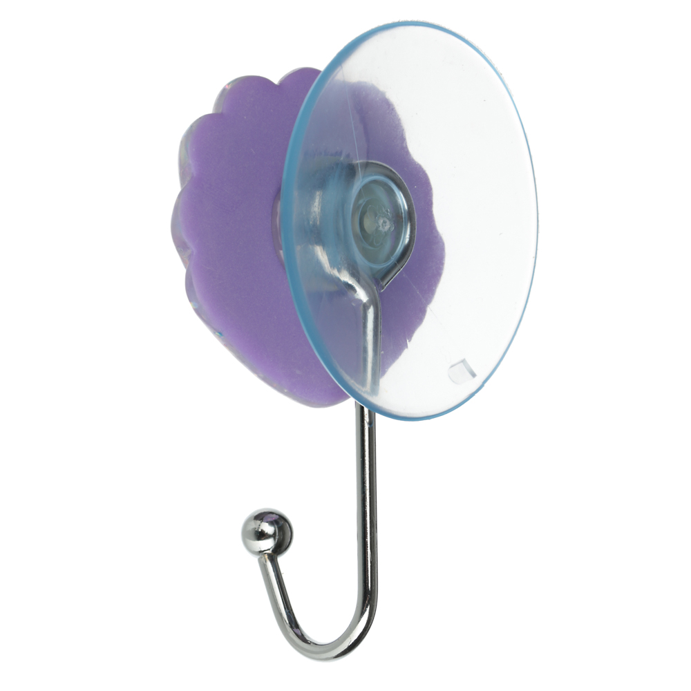 VETTA Набор крючков для полотенец 2 шт на присоске "Море", пластик, 8x9см, 6 дизайнов, арт.№ 463-113