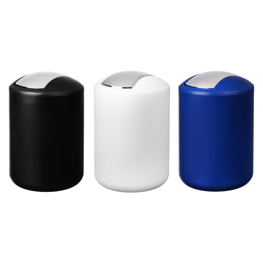 VETTA Контейнер для мусора напольный "Хром" 7л, пластик, 3 цвета, арт.№ 463-119