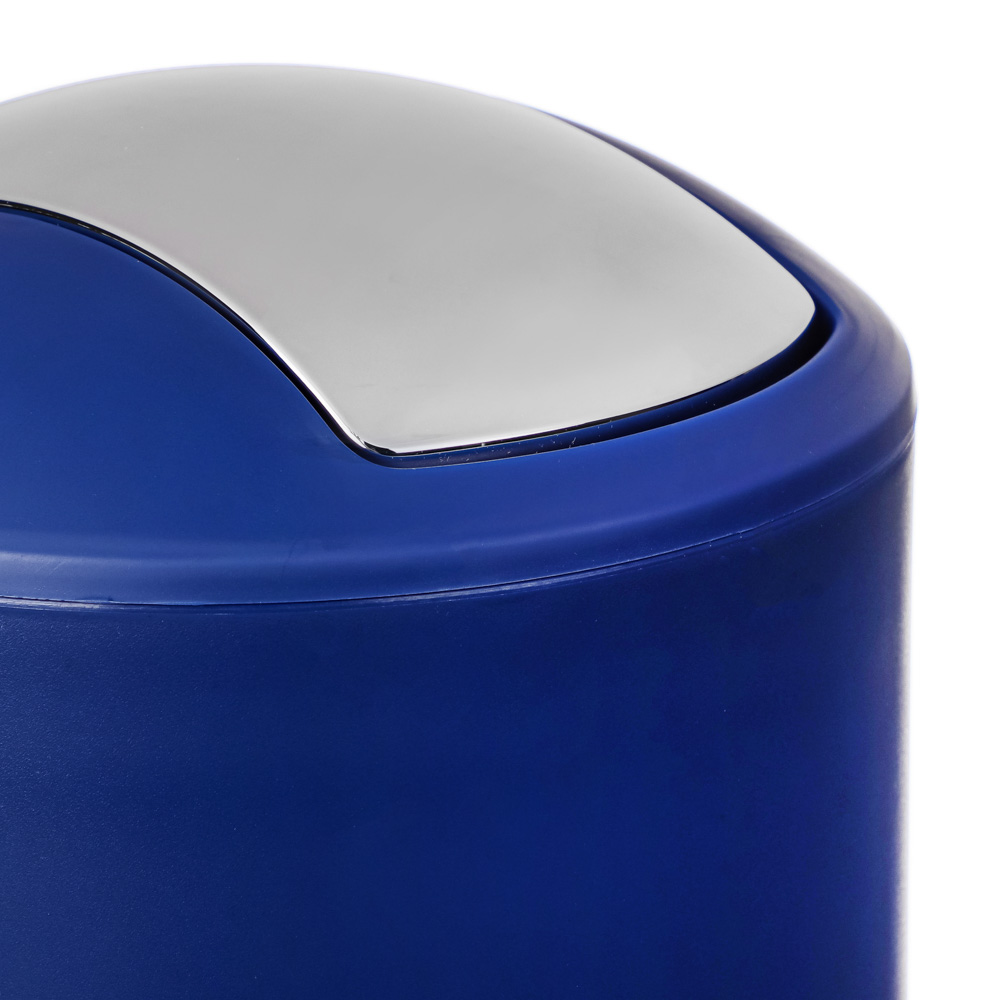 VETTA Контейнер для мусора напольный "Хром" 7л, пластик, 3 цвета, арт.№ 463-119