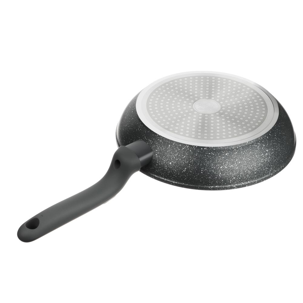 SATOSHI Мирабо Набор посуды 2пр, ковш 1,3л, сковорода 24см, антипригарное покрытие мрамор, индукция, арт.№ 846-668