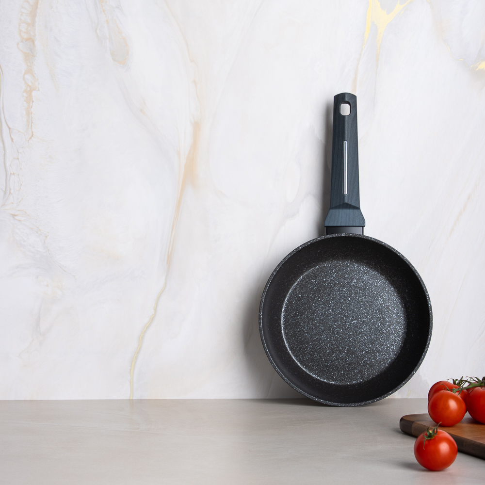 SATOSHI Гардан Сковорода литая d20см, антипригарное покрытие мрамор, индукция, арт.№ 846-670