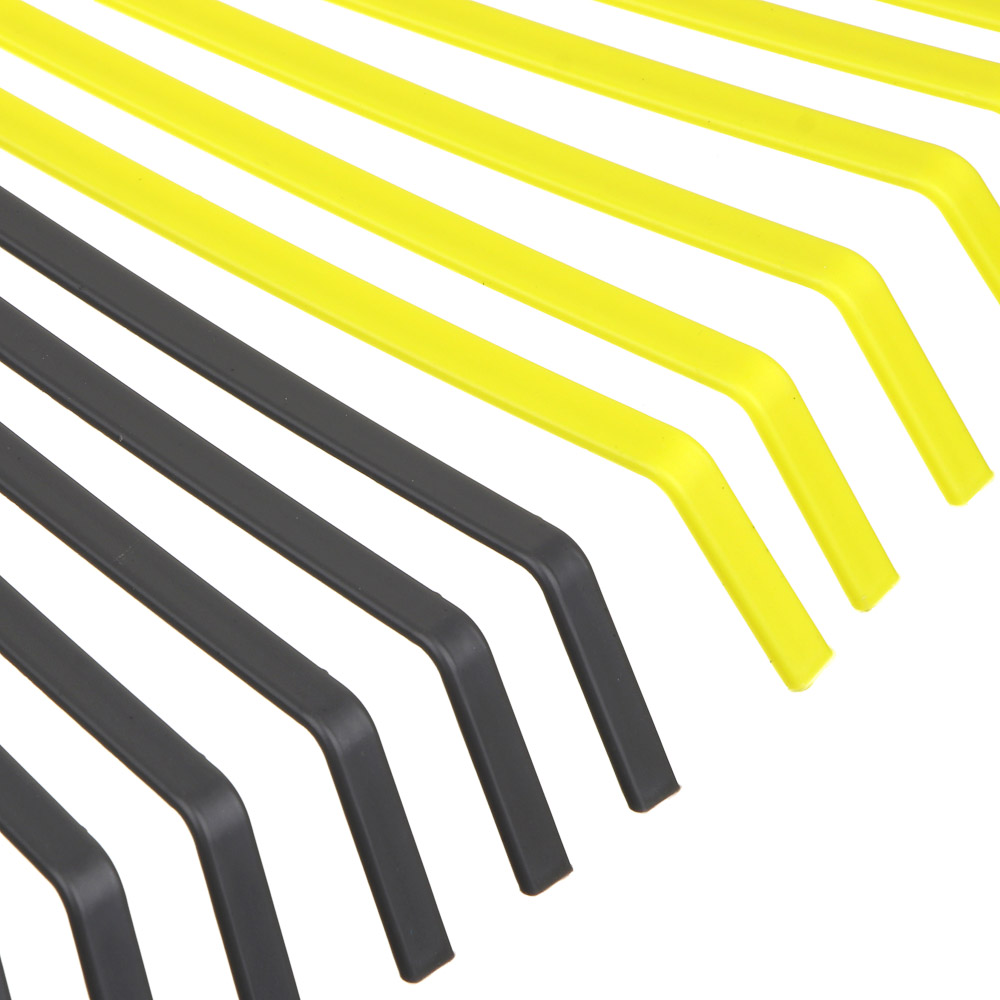 INBLOOM PROF+ Грабли телескопические 2 в 1, 24 зубьев, 53х46см, рукоять 70-120см, металл, PP, арт.№ 187-001