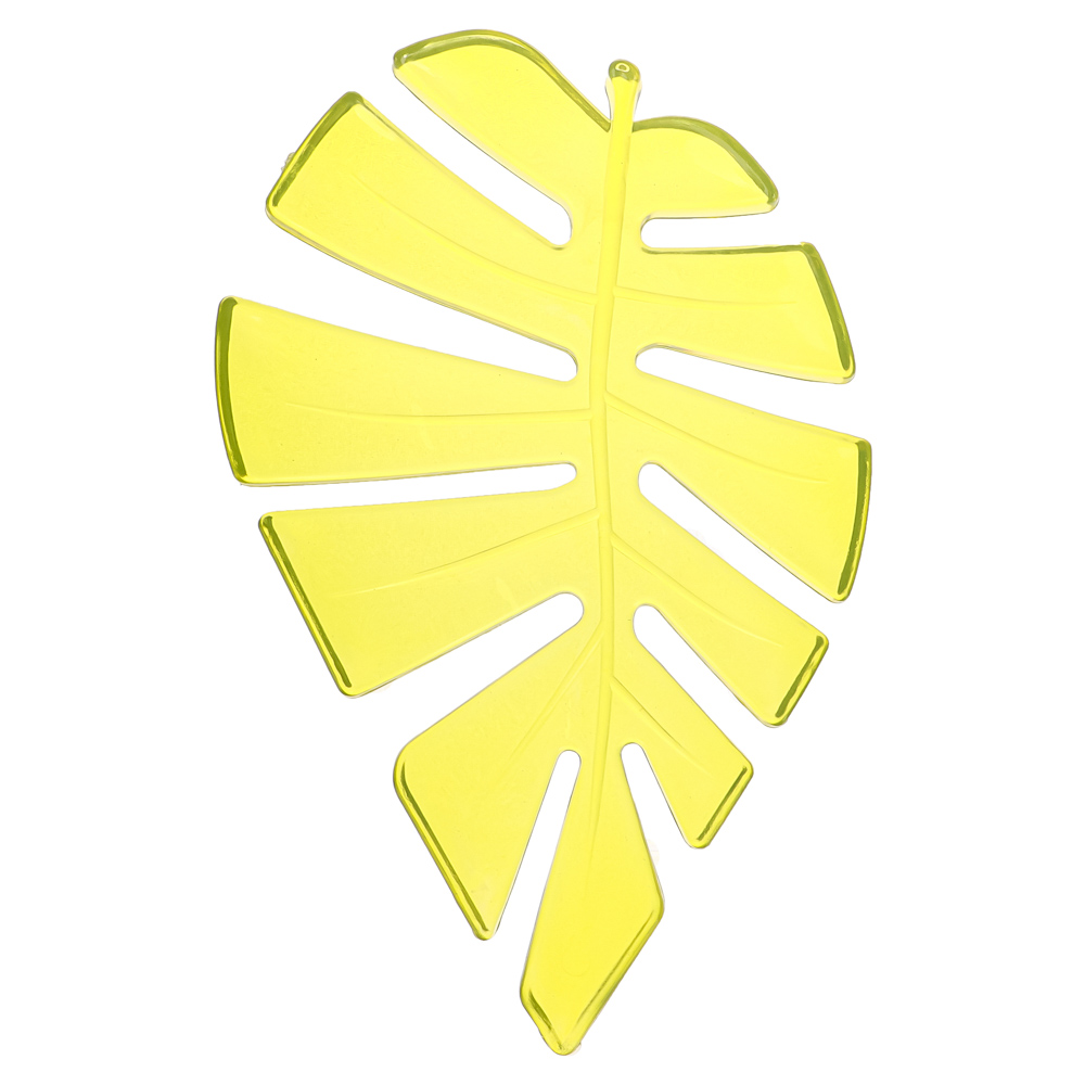 VETTA Мыльница гибкая "Лист папоротника", ПВХ, 14,5x9,5см, 3 цвета, арт.№ 463-356