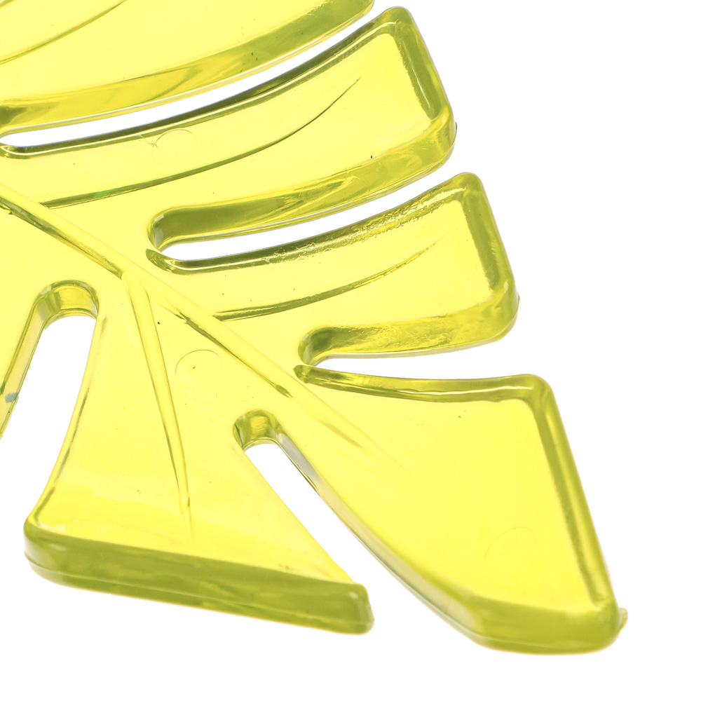 VETTA Мыльница гибкая "Лист папоротника", ПВХ, 14,5x9,5см, 3 цвета, арт.№ 463-356