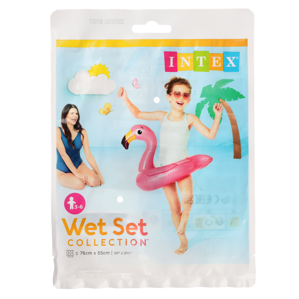 Круг надувной тм INTEX Животные 76х55см, от 3 до 6 лет, 3 вида, 59220NP, арт.№ 359-208