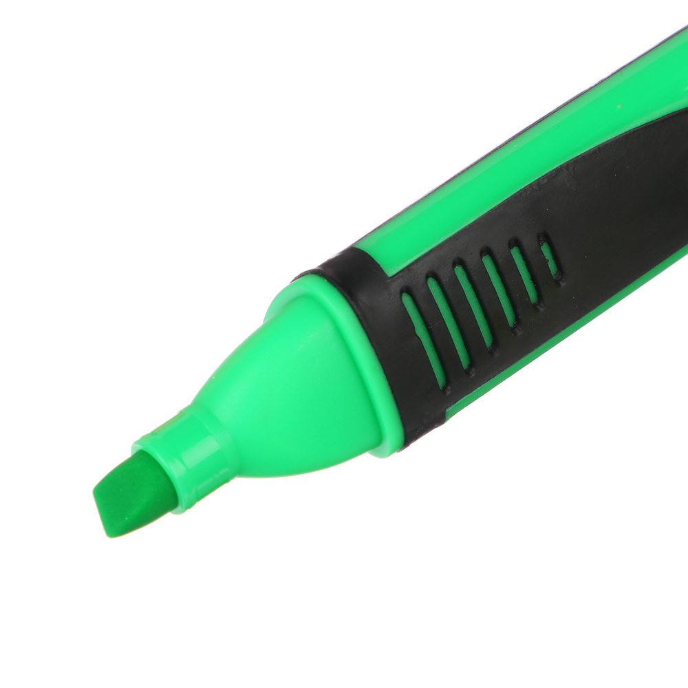 Маркер-выделитель "Альфа", трехгранный корпус, прорезин. вставки, линия 4мм, 13,5с, 3 цвета, арт.№ 613-017